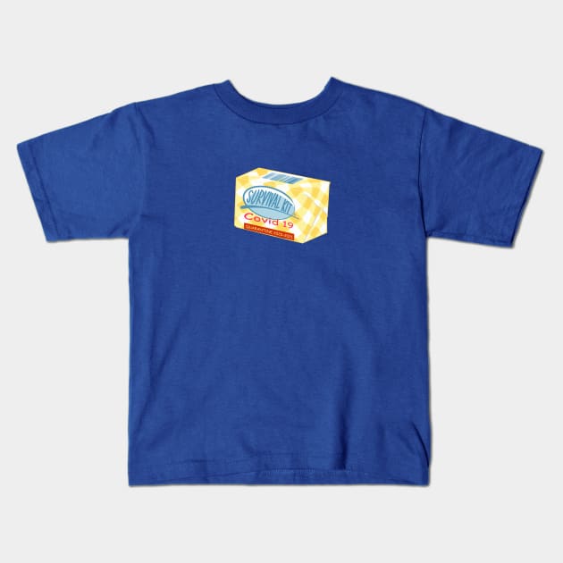 QUARANTINE KIT Kids T-Shirt by MAYRAREINART